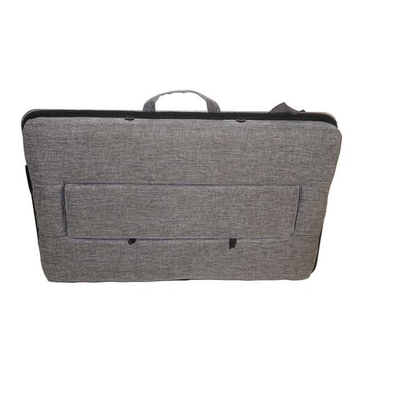 Lapgear Elevation Gray Lap Desk - Phone Holder - Cushion Fits up to 17" - Picture 2 of 12